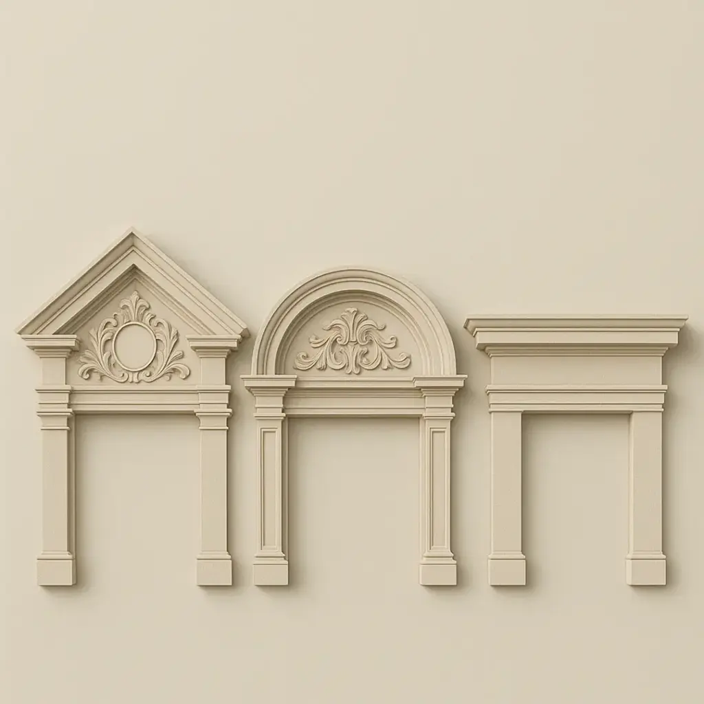 interior door pediments