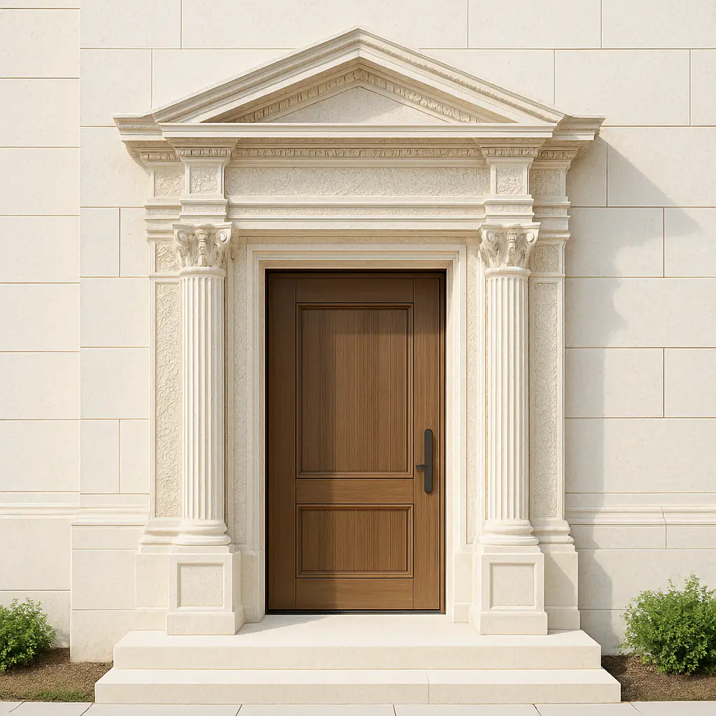 pilaster door surrounds